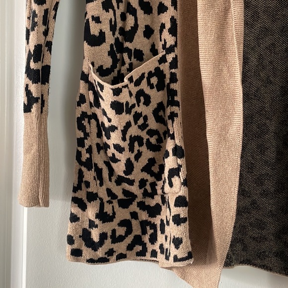 Women’s Cheetah Print Cardigan - Picture 2 of 5